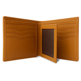 Personalized Custom Leather Wallet – Name & Logo (Gold)