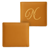 Personalized Custom Leather Wallet – Name & Logo (Gold)
